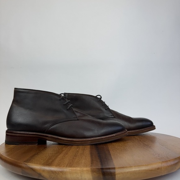 Mens Gordon Rush Austin Espresso Leather Dress Ankle Chukka Boots Size 9 D GUC‎